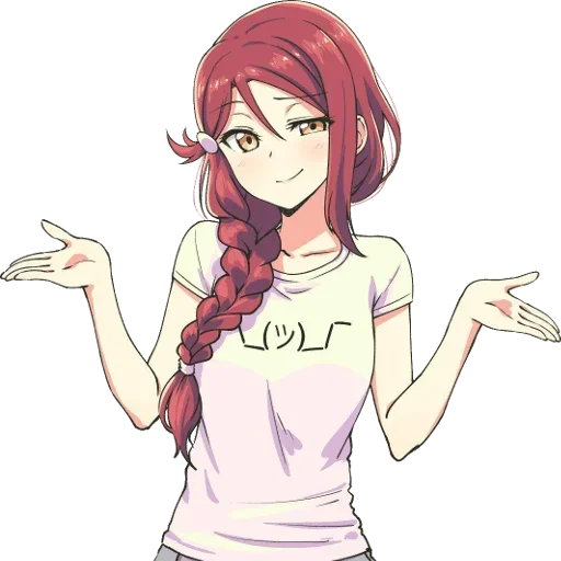 🤷‍♂️ Стикер «Anime stickers» для Telegram