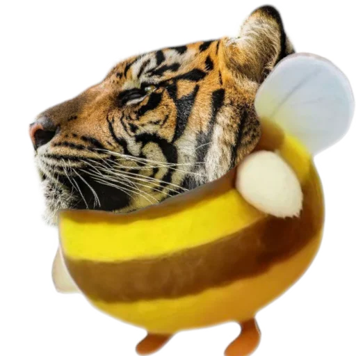 🐅 Стикер «Животные пчелы» для Telegram