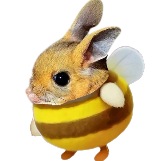 🐰 Стикер «Животные пчелы» для Telegram