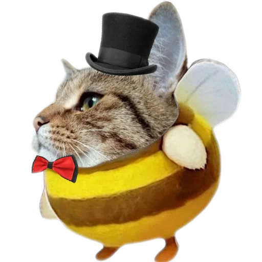 🐱 Стикер «Животные пчелы» для Telegram