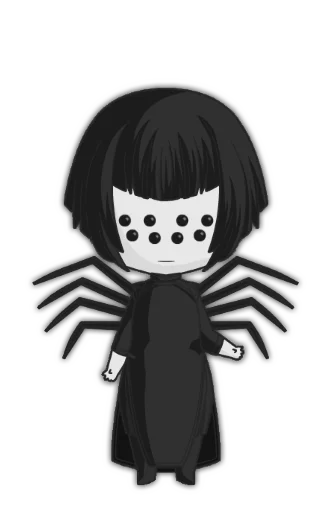 🕷 Стикер «Anime Chibi-goth» для Telegram