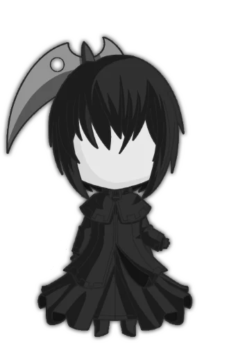 ☠️ Стикер «Anime Chibi-goth» для Telegram