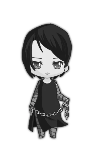 ⛓ Стикер «Anime Chibi-goth» для Telegram