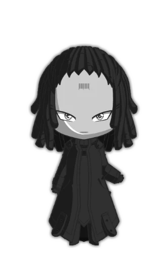 🤖 Стикер «Anime Chibi-goth» для Telegram