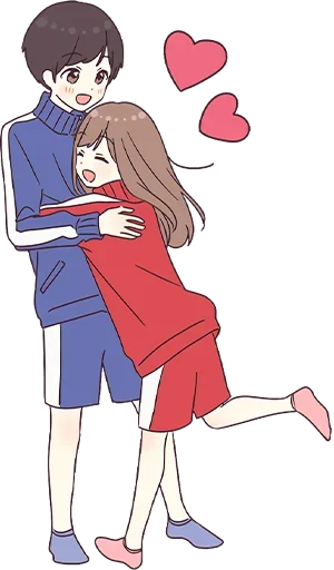 😍 Стикер «Cute Couple» для Telegram