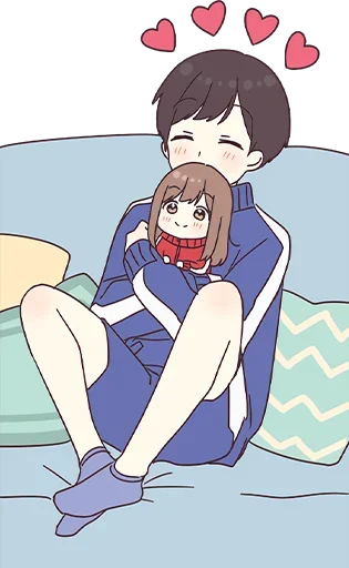 🤗 Стикер «Cute Couple» для Telegram