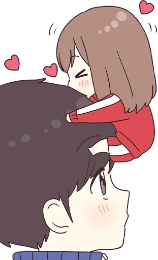 😘 Стикер «Cute Couple» для Telegram