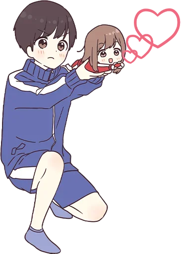 ❤️ Стикер «Cute Couple» для Telegram