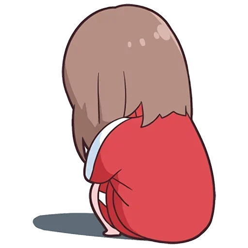 😞 Стикер «Cute Anime» для Telegram