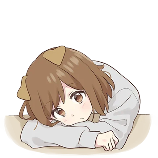 😒 Стикер «Cute Anime» для Telegram