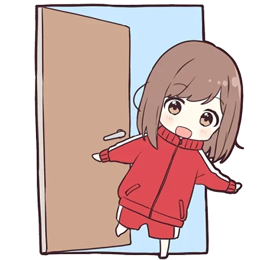 🚪 Стикер «Cute Anime» для Telegram