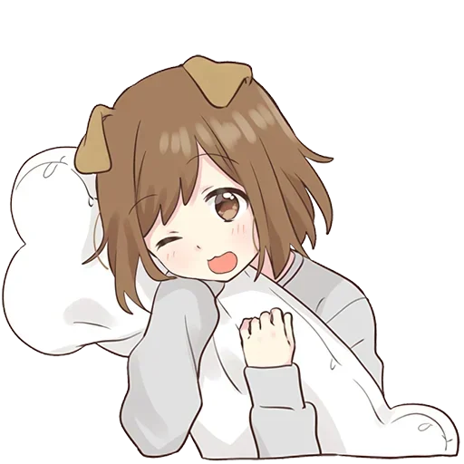 😜 Стикер «Cute Anime» для Telegram
