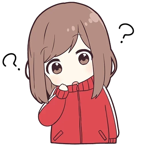 🤔 Стикер «Cute Anime» для Telegram