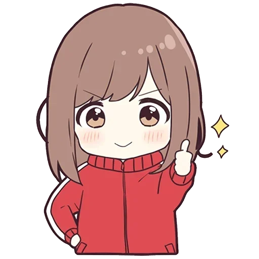 👍 Стикер «Cute Anime» для Telegram