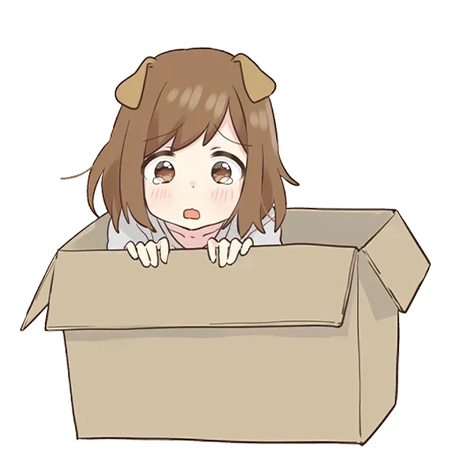 😓 Стикер «Cute Anime» для Telegram