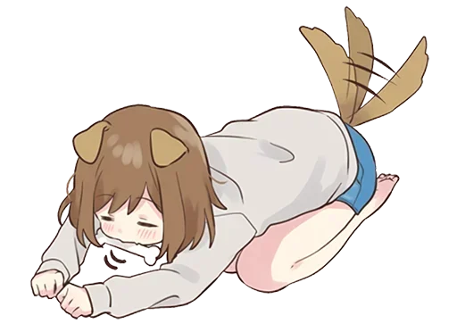 😋 Стикер «Cute Anime» для Telegram