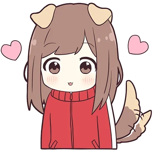 😍 Стикер «Cute Anime» для Telegram