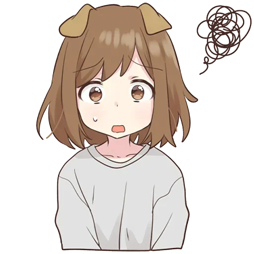 😨 Стикер «Cute Anime» для Telegram