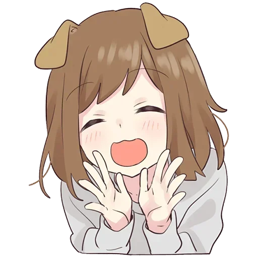 😅 Стикер «Cute Anime» для Telegram