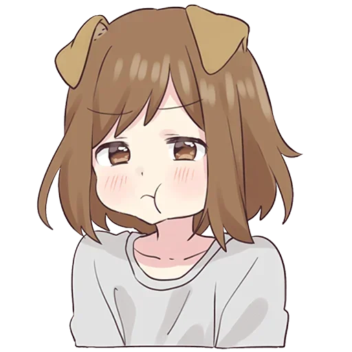 😠 Стикер «Cute Anime» для Telegram