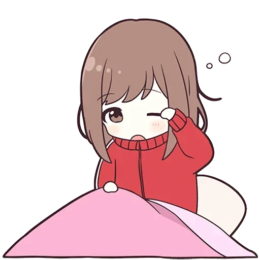 😴 Стикер «Cute Anime» для Telegram