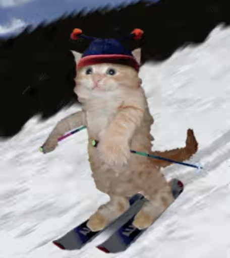 🎿 Стикер «Funimals» для Telegram