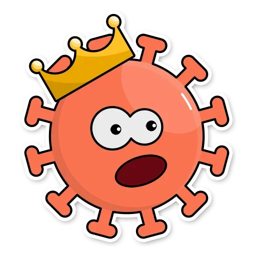 😆 Стикер «КороноВирус» для Telegram