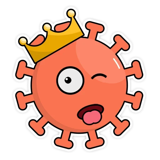 😍 Стикер «КороноВирус» для Telegram