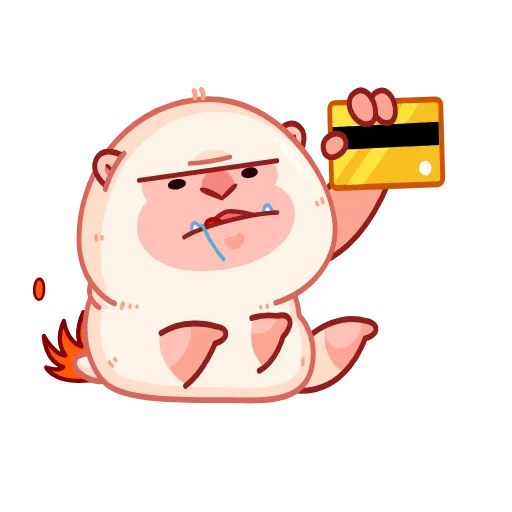 💳 Стикер «Макак Маки» для Telegram