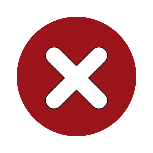 ❌ Стикер «Animated Msg Warning Error Emos Ch» для Telegram