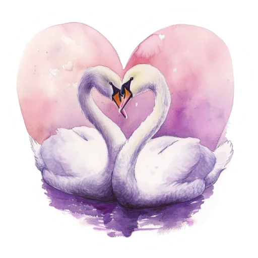 🦢 Стикер «AnimaLove» для Telegram