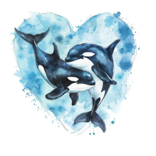 🐬 Стикер «AnimaLove» для Telegram