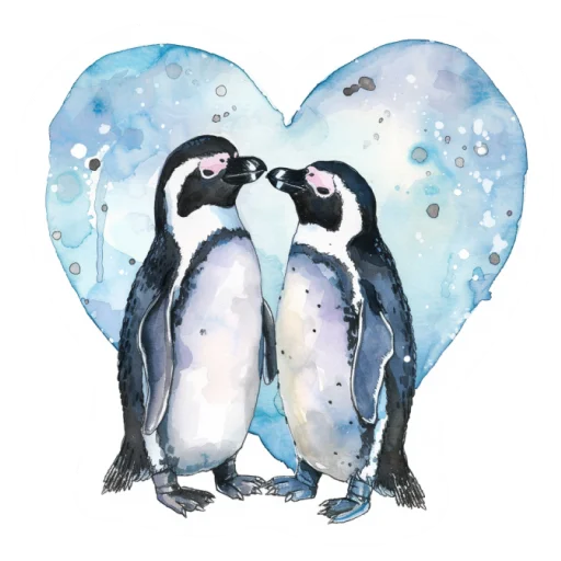 🐧 Стикер «AnimaLove» для Telegram