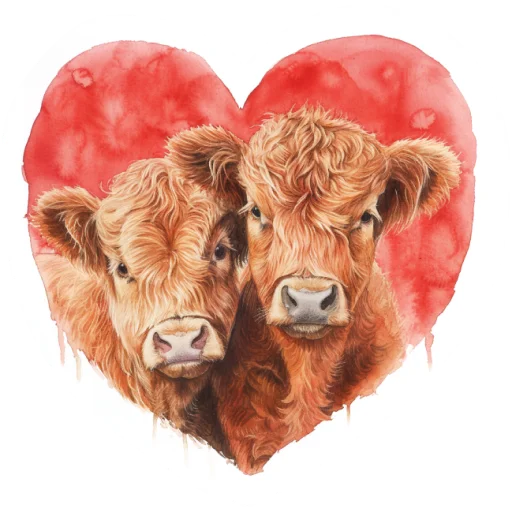 🐄 Стикер «AnimaLove» для Telegram