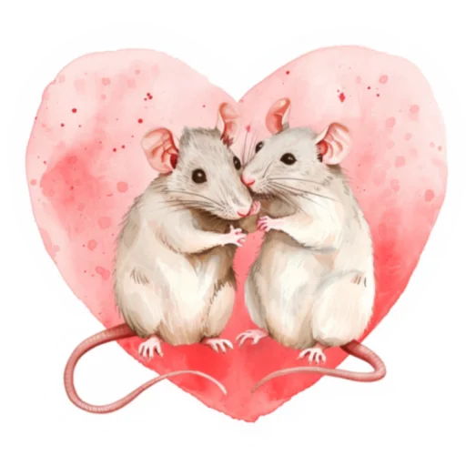 🐀 Стикер «AnimaLove» для Telegram