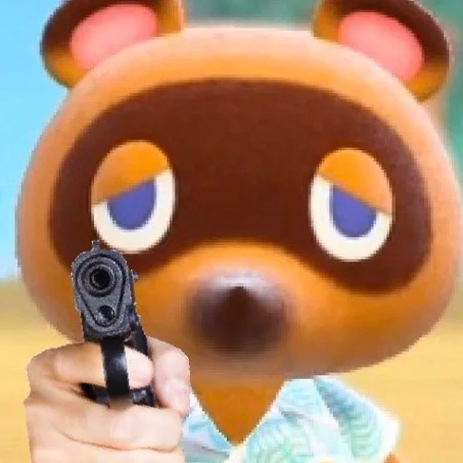 🔫 Стикер «Animal Crossing - Bam Edition» для Telegram