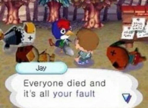 😵 Стикер «Animal Crossing - Bam Edition» для Telegram