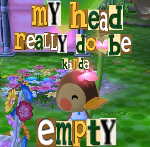 🥴 Стикер «Animal Crossing - Bam Edition» для Telegram