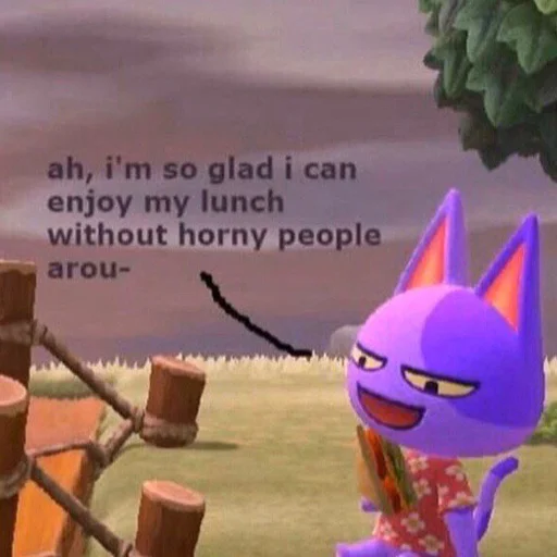 😤 Стикер «Animal Crossing - Bam Edition» для Telegram