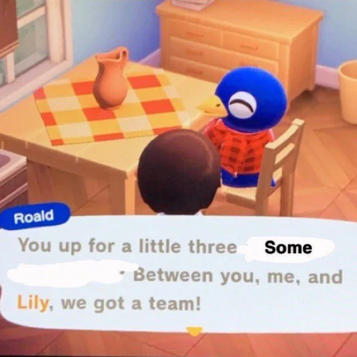🥰 Стикер «Animal Crossing - Bam Edition» для Telegram