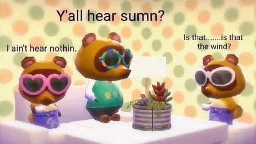 👀 Стикер «Animal Crossing - Bam Edition» для Telegram