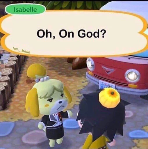 🤔 Стикер «Animal Crossing - Bam Edition» для Telegram