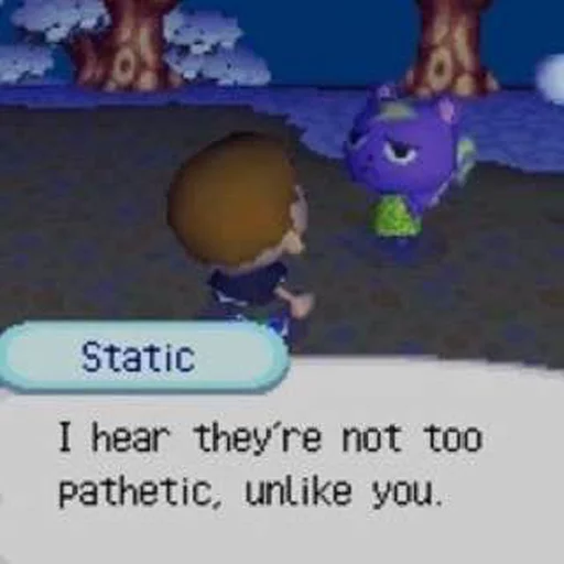 😌 Стикер «Animal Crossing - Bam Edition» для Telegram