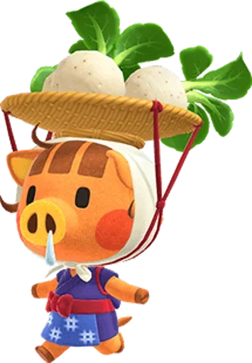 🐷 Стикер «animal crossing» для Telegram