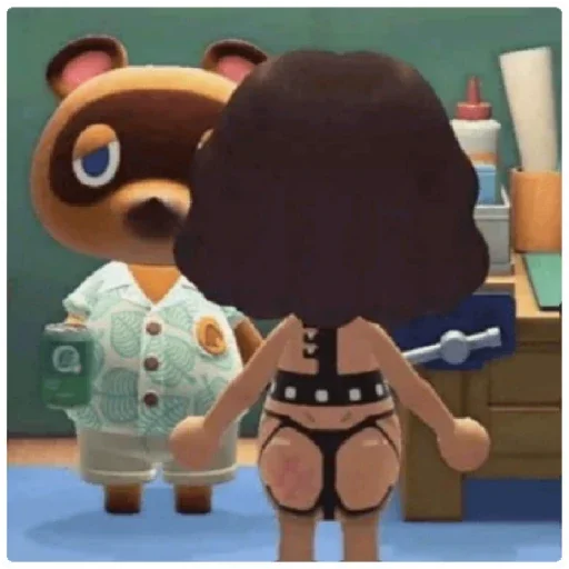 😳 Стикер «animal crossing» для Telegram