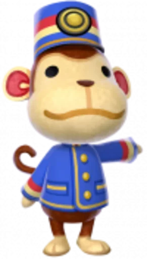 🐵 Стикер «animal crossing» для Telegram