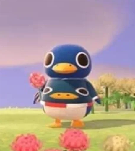 🐧 Стикер «animal crossing» для Telegram