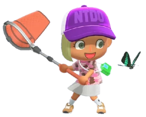 🦋 Стикер «animal crossing» для Telegram