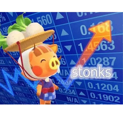 🐷 Стикер «animal crossing» для Telegram