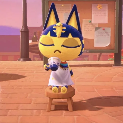 🐱 Стикер «animal crossing» для Telegram